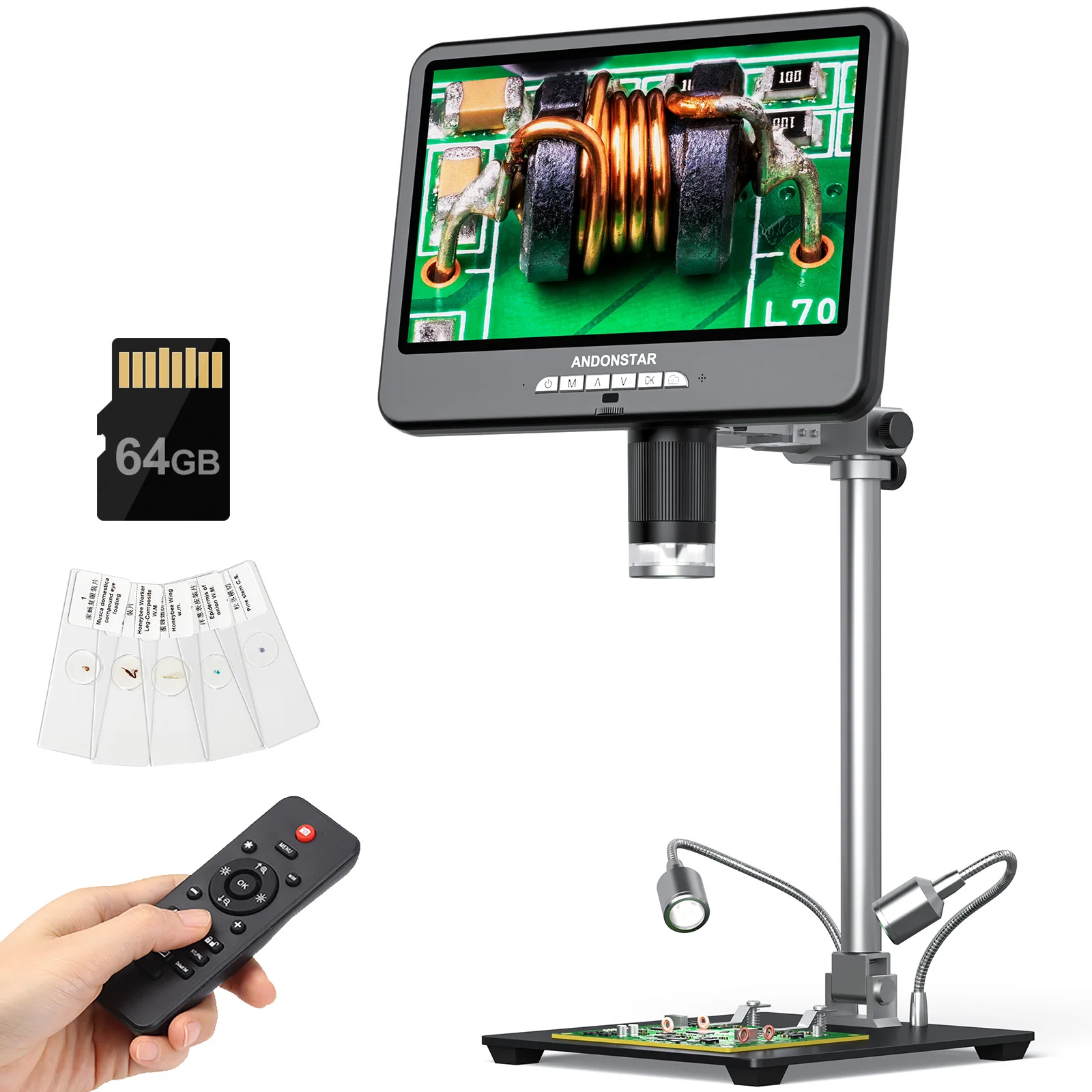 Electronics Repairs - Microscopio Digital Andonstar AD210S-Pro 4K 60FPS