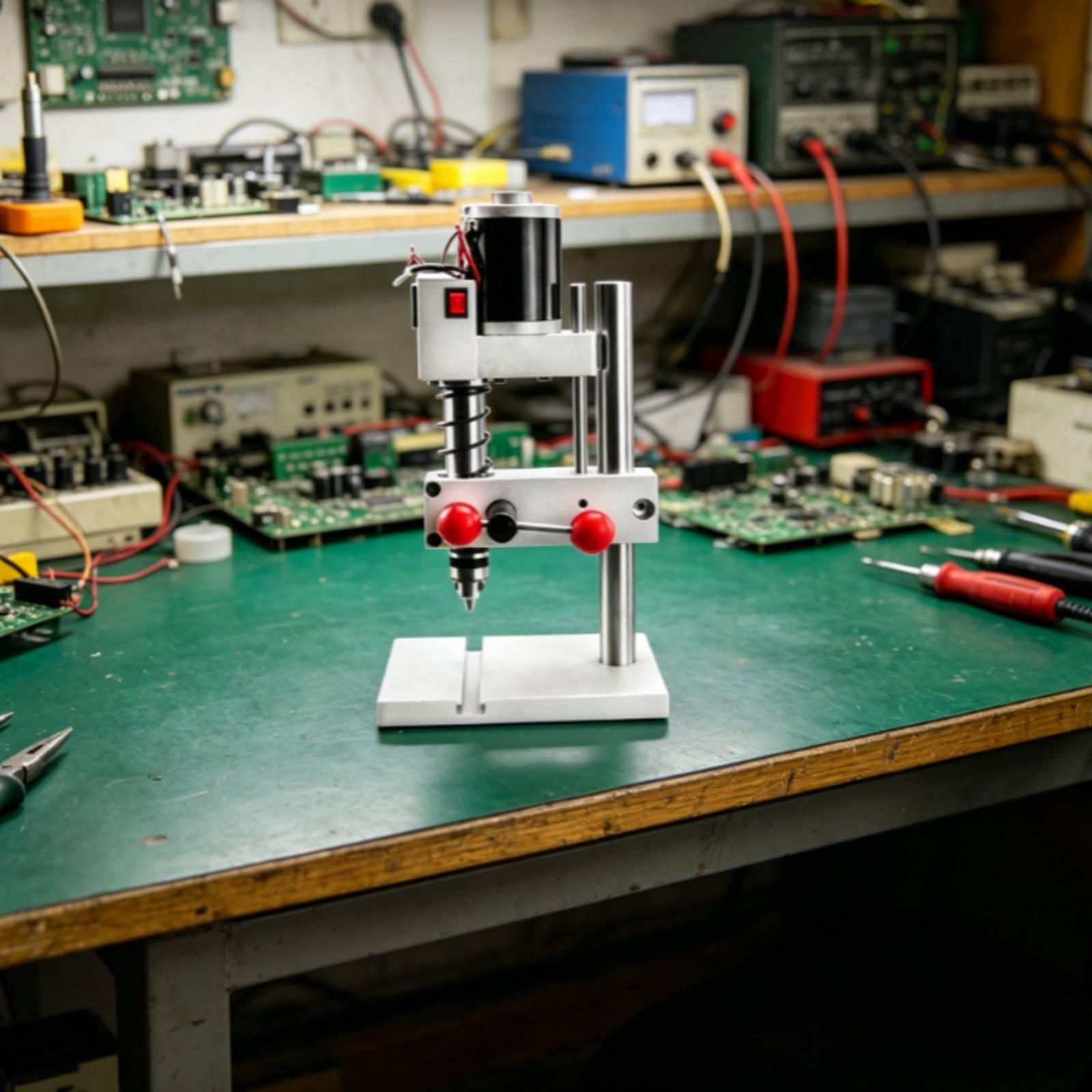 Taladro de Mesa Pequeño con Ma - Electronics Repairs reseña y precio