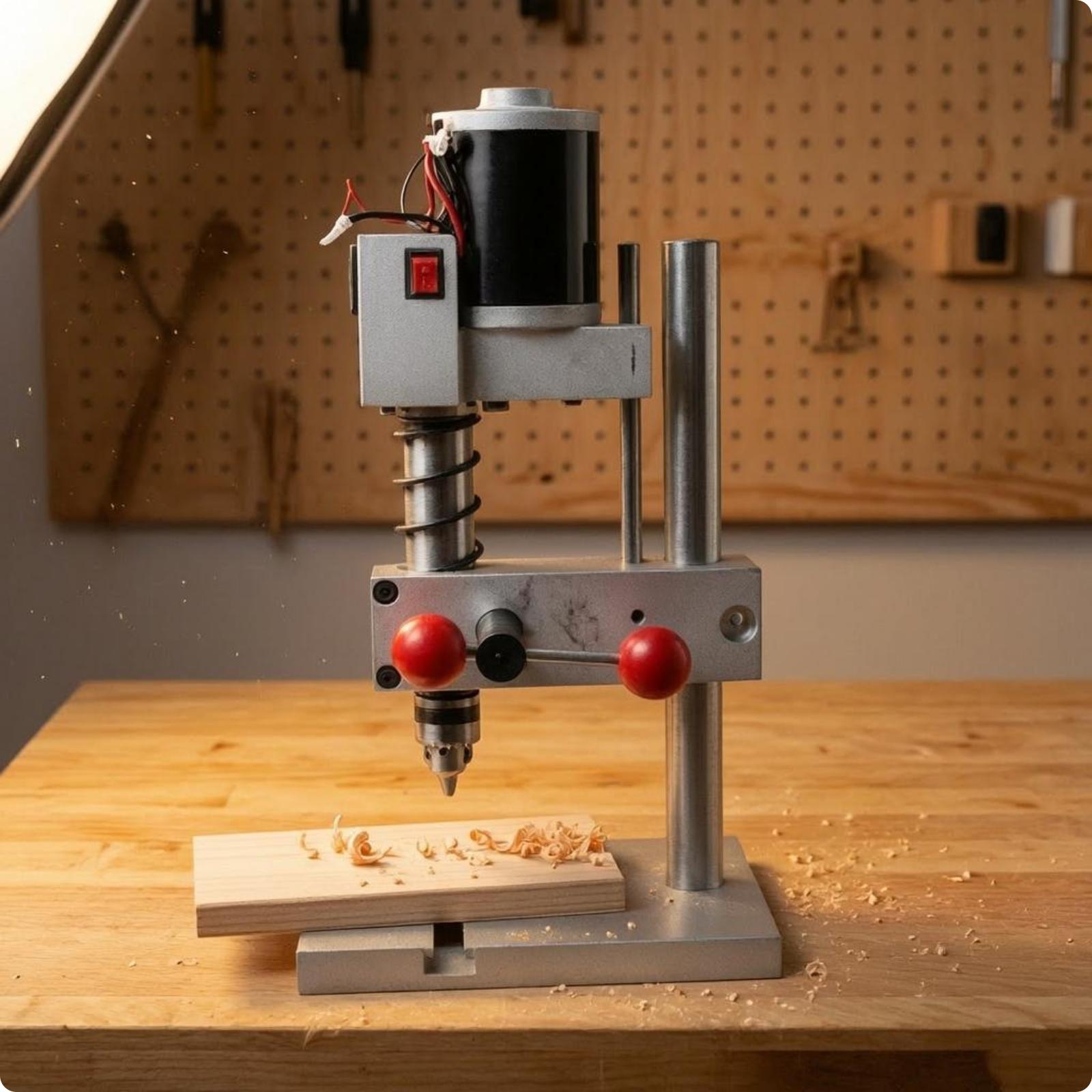 Taladro de Mesa Pequeño con Ma - Electronics Repairs reseña y precio