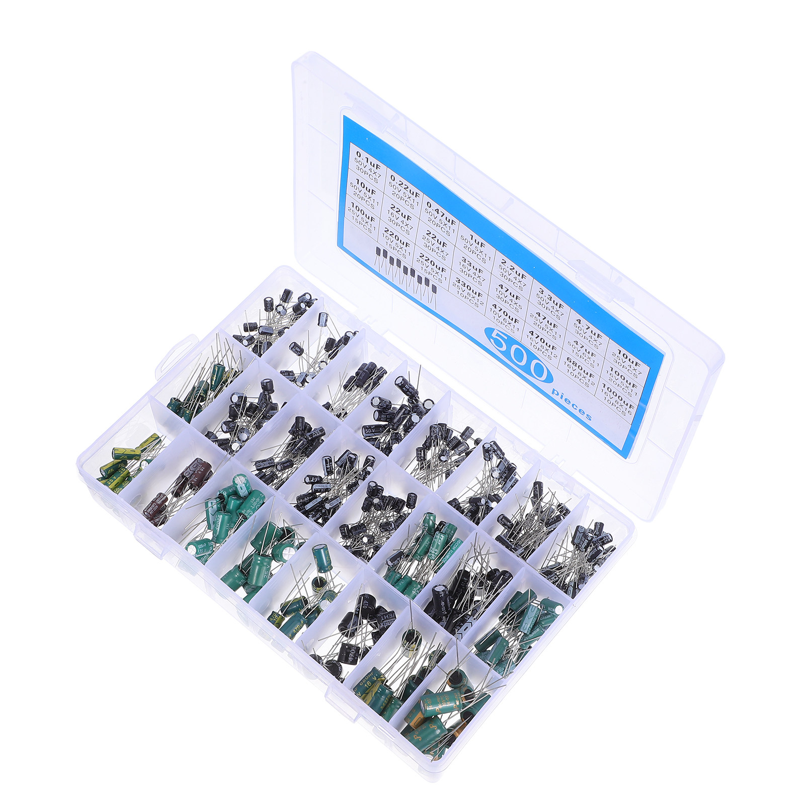 Kit de 500 Condensadores Elect - Electronics Repairs reseña y precio